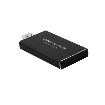 USB 3.0 til mSATA SSD Harddisk Boks Converter Adapter Kabinet Eksterne NYE Sag 20488