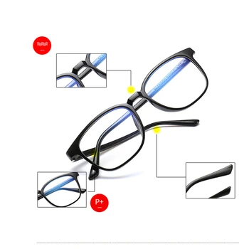 Anti Blåt Lys, Computer-Briller Mænd Kvinder Anti Træthed Stråling-resistente Briller Ramme Kvinde Mandlige Briller Oculos de grau 20557