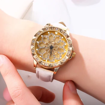 2020 Luksus Quartz Ure til kvinder, Stilfulde Top Mærke Ure Guld Rustfrit Stål Damer armbåndsur reloj Mujer Ur