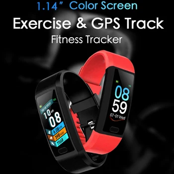 2020 Touch Screen Smart Band Watch Fitness Tracker Smart Armbånd Måling Af Blodtryk Sport Fitness Armbånd Mænd Kvinder