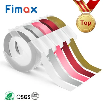 Fimax 5pcs Blandet Farve Dymo 3D Prægning, Plast Tape 9 mm*3m for Prægning af DYMO Label Beslutningstagere 1011 1610 1595 15447 12965 A520109 20898