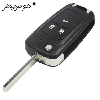 Jingyuqin Bil Alarm Fjernbetjening-Nøgle til Chevrolet Cruze Epica Lova Camaro Impala 2/3/4-Knappen 315Mhz/433Mhz ID46 PCF7931E Chip-Nøgle 21055