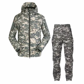 Offentlig Taktiske V 5.0 vandtæt softshell jakker mænd på jagt tøj tøj vandring jakke termisk sport passer passer plus størrelse