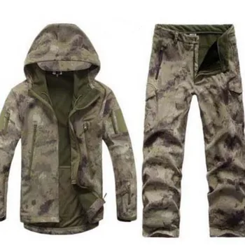 Offentlig Taktiske V 5.0 vandtæt softshell jakker mænd på jagt tøj tøj vandring jakke termisk sport passer passer plus størrelse