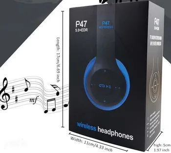 Trådløse Headset Noise Cancelling Bluetooth-Hovedtelefoner, Hifi Stereo-Bas Spil Hovedbøjle Hovedtelefon med Mikrofon til Xiaomi Celle Tablet