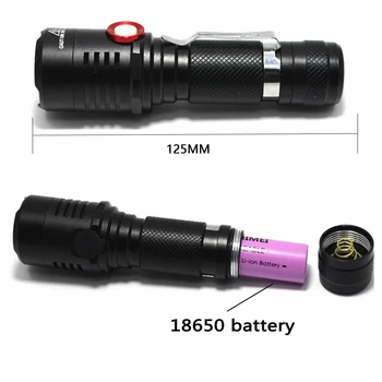 5000lm XM-L2 mest kraftfulde led-lommelygte torch usb-L2 genopladelige taktiske lommelygter 18650 batteri hånd lampe Camping Lanterne