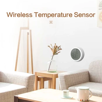 TuYa ZigBee Temperatur og Luftfugtighed Sensor med LCD-Skærm Hygrometer støtte Tuya/Smartlife APP Styring via Alexa Hjem