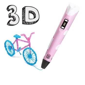 3D-Pen Udskrivning Fødselsdag Gave PLA Filament Canetas Criativa Udskrivning 3D-Pen for børn Tegning Med Lapiz 3D Julegave