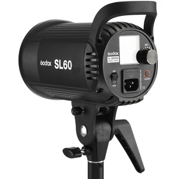 Godox LED Video Lys SL-60Y SL60W 33000K Hvid Udgave Video Lys Konstant Lys Bowens Mount til Studio Video Optagelse