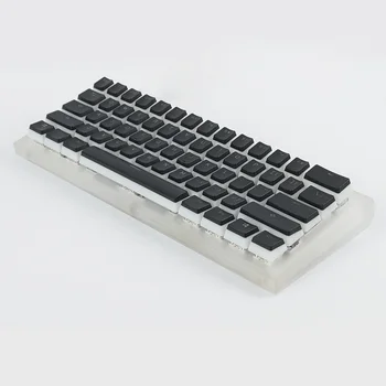 YMDK CNC Akryl Diamant RGB Fuldt Programmerbare Gateron Skifter PBT-Dobbelt Shot Keyset 61 60% Mini Mekanisk Tastatur