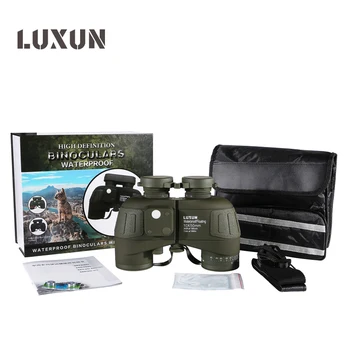 LUXUN 10x50 HD-Høj Forstørrelse Vandtæt Kikkert, Med Kompas Militære Nautiske Jagt Kraftfulde kikkert 22024