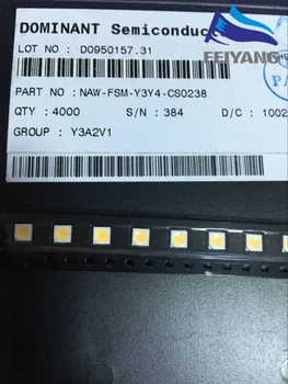 100PCS FOR DOMINERENDE LED-Baggrundsbelysning 1W 3V 3535 3537 kold hvid LCD-Baggrundsbelysning til TV-Program NAW-MFS-Y3Y4-CS0238