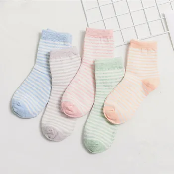 Åndbar bomuld dame sokker Europæiske og Amerikanske mode kvinders sokker stribe mønster søde vind 22182