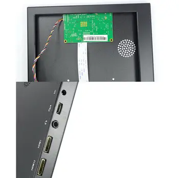 Kompatibel skærm panel tilfældet for Metal legering sag box + 2 HDMI EDP-Controller board kit DIY-universal 22237