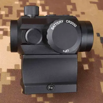 Taktisk Mini Micro 1x Red Dot Sight Anvendelsesområde med 20mm Picatinny Skinne Mount Base og Høj Baseline Adapter M1997 Riffel SHOOIN