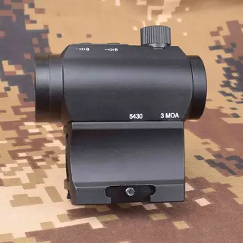 Taktisk Mini Micro 1x Red Dot Sight Anvendelsesområde med 20mm Picatinny Skinne Mount Base og Høj Baseline Adapter M1997 Riffel SHOOIN
