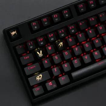 [tasterne]4 nøgler Overwatch tema gamer keysets baggrundslys OW tasterne ABS ætset Keycap shine-gennem for Mekanisk Tastatur ANS