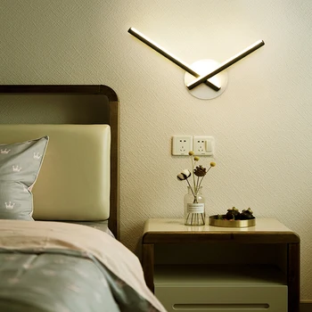 Moderne Led-Væg Lys Nordiske Oval 330° Roterbar Sengen Sconce Lampe Hjem LED Dekorative Belysning Enkel lampe