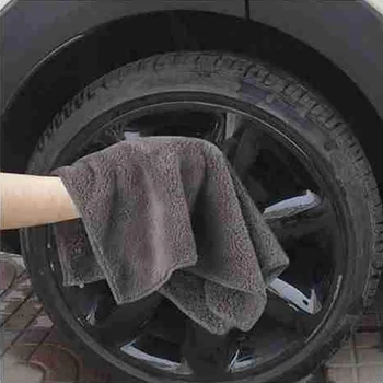 Stor Størrelse bilvask Mitt - Premium Microfiber Chenille Vaske Handske og Microfiber Håndklæder - Fnugfri - Ridser (2X Håndklæder +