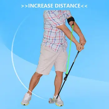Golf Swing Udgivelse Træner Styrke Elastisk Uddannelse Reb Hjælpeværktøj