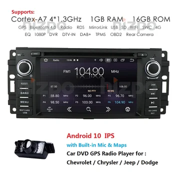 Android Bil DVD-GPS-Afspiller for Chevrolet Epica Chrysley Sebring Aspen 300C Cirrus Jeep Commander Kompas Patriot Grand Cherokee