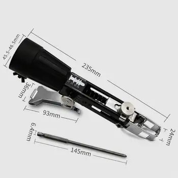 Automatisk Power-Bore-Kæde sømpistol Adapter Skrue Pistol for Trådløse Elektrisk Boremaskine Vedhæftet fil Værktøj til Træbearbejdning M0XD