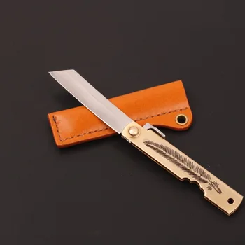 Håndlavet værktøj udendørs lomme Kniv, barberblad folde kniv unting EDC håndværktøj kniv 22460
