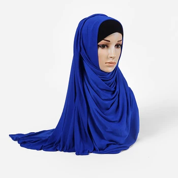 Kvinde Mode Modal Bomuld ensfarvet Tørklæde Hijab Høj Kvalitet Blød Wrap Tørklæde Sjal Muslimske Hoved Tørklæde 30 farver
