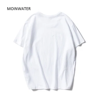 MOINWATER Picasso-Maleri Print Kvinder Casual T-shirts Mode Dame, Bomuld, Hvid Tee Korte Ærmer Sort Tshirt MT20009