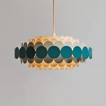 Post-moderne, Kreativ Farve Lysekrone Fashion Simpel Hængende Lampe til Stue Spisestue køkken Indretning lamper