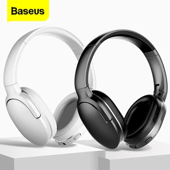 Baseus D02 Pro Bluetooth-Hovedtelefoner, Sport Trådløse Hovedtelefoner HD-Stereo-Headset Bluetooth 5.0 Hovedtelefon Til iPhone Øretelefoner Xiaomi