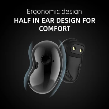 SPRIMO S6 PLUS trådløse Bluetooth-5.0 Headset, Digital Display støjreduktion vandtæt stereo hovedtelefon øretelefoner til din smartphone
