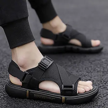 Åndbar luft mesh sandaler til mand, afslappet tøffel nye ankomst 2020 mands sport sandaler dreng fritids sko