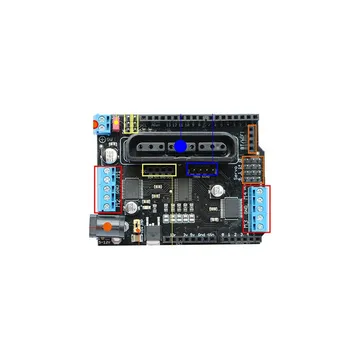 2020 Ny Version Arduino Skjold udvidelseskort 6-12V med 4 Kanaler Motorer Servoer Porte PS2 Joystick Fjernbetjening
