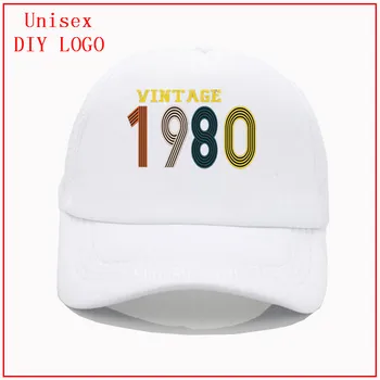 1980 vintage år hatte til mænd snapback solhatte til kvinder bucket hat baseball mode cap herre bassball caps bedst sælgende 2020