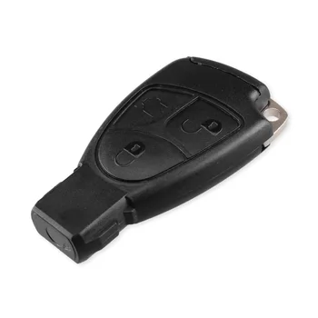 KEYYOU 5X 2-Knap Fjernbetjening Bil Key Fob Sag Til Mercedes Benz C E ML Klasse Sprinter Udskiftning Shell+ batteriholder