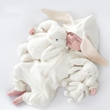 Spædbarn Tøj Strikket Baby Drenge Tøj Foråret Nyfødte Baby Rompers Til Baby Piger Buksedragt Karneval Baby Kostume 0-2 År