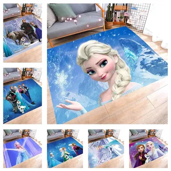 Disney Frosne Prinsesse Aisha Serie Børns tæppe Hjem soveværelse badeværelse Tegnefilm, non-slip mat Girl room decoration pude