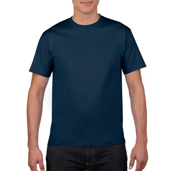Bomuld kortærmet T-shirt i stedet engros bomuld reklame høj kvalitet kortærmet skjorte