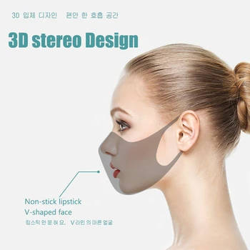 3D Disponibel Munden Maske 95% Filtrering FFP2 KN95 Mascarillas 5 Lag af Ikke-vævet Stof Respirator Masque Støvtæt ansigtsmasker 2383