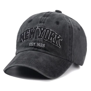 Høj Kvalitet, Brand New York Vasket Bomuld Cap Til Mænd, Kvinder Gorras Snapback Caps Kasketter Casquette Far Hat Udendørs Cap