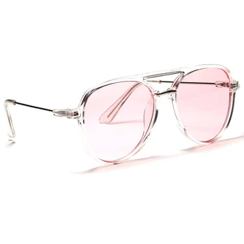 ALOZ MICC 2019 Nye Røde Kvinder Brand Pilot Solbriller til Mænd Mode Farve, Stor Ramme Eddikesyre sol briller Kvindelige Nuancer Oculos Q350 24318