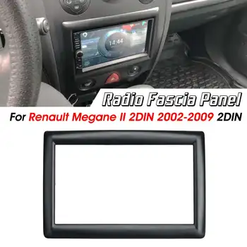 2 Din Bil Radio Fascia Dash CD-Trim-Montering Plade Panel Frame Adapter For Renault Megane II-2 2002 2003 2004 2005 - 2009