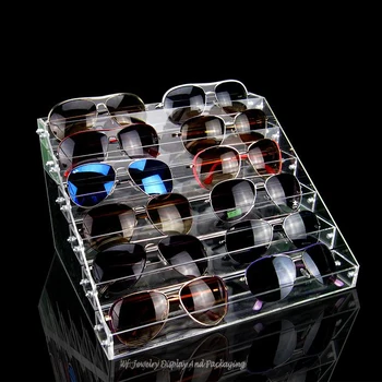 5cm Bred Akryl Solbriller Display Briller, der Viser Rack Hylde Smykker Holder Kosmetiske Fremvise Ur, der Viser Box 2438
