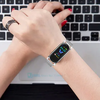 Temperatur Måling Mode Stål SmartWatch Kvinder Elektronisk LED armbåndsur Til Andriod Ios Ur Fitness Tracker Smartwatch