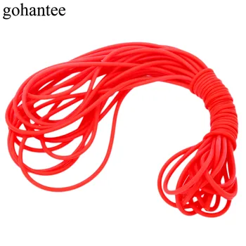 Gohantee Red 10M Naturlig Latex Gummi Rør Elastica Bungee til Jagt Slangebøsse Katapult 1.6mmX3.2mm 1632 elastikker, Tubes