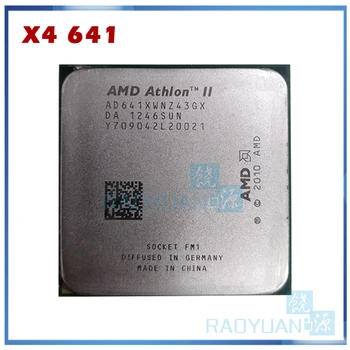 AMD Athlon II X4 641 X4 641X X4-641X X4-641 2,8 GHz 100W Quad-Core CPU Processor AD641XWN43GX Socket FM1/ 905pin 25362