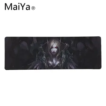 Maiya Top Kvalitet WOW-World of Warcraft Sylvanas Gummi PC Gaming musemåtte Gratis Fragt Stor musemåtte Tastaturer Mat 25379