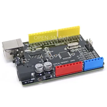 ÅBEN-SMART 5V / 3.3 V-Kompatibel UNO R3 (CH340G) ATMEGA328P Development Board med et USB-Kabel til Arduino UNO R3