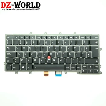 Nye Originale ES Latin spansk Baggrundsbelyst Tastatur til Lenovo Thinkpad X230S X240 X240S X250 X260 Baggrundslys Teclado 01EN596 01EP072